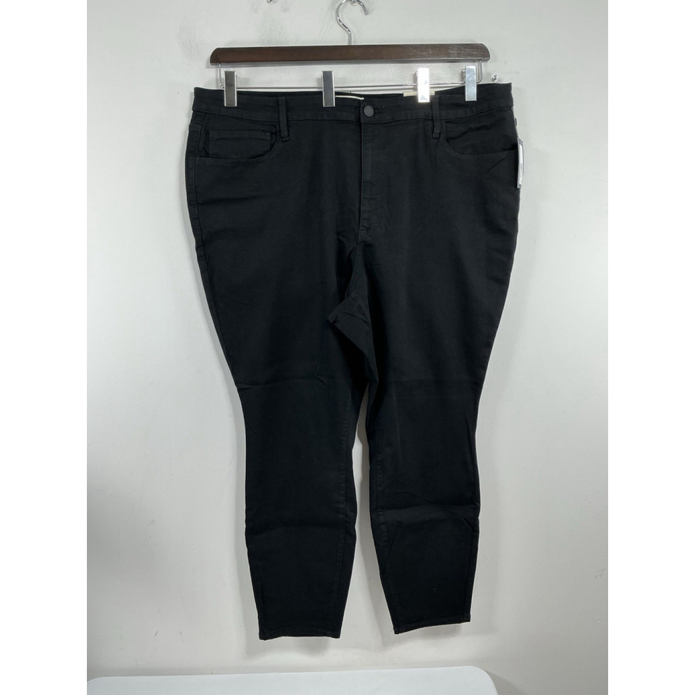 Womans NWT Universal Thread High Rise Skinny Stretch Black Jeans Size 26